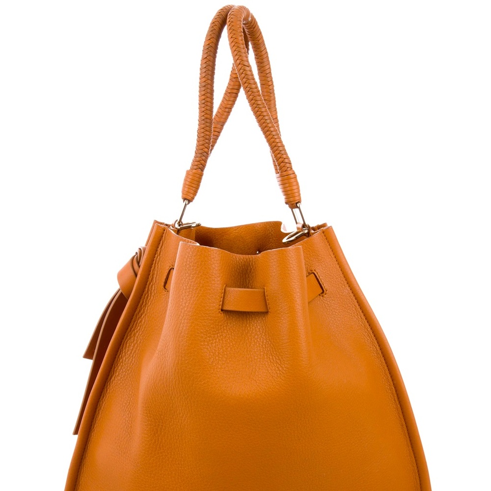 Tamara Mellon Vitello Kiss Handbag in Brown